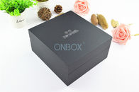 Big Leather Watch Boxes For Glasses , Gift Box Packaging With Foil Stamping Logo